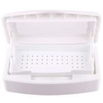 Sterilizing Tray For Nail Art Tools And Manicure Equipment - Professional Plastic Storage Organizer 1Pc