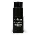 Mehron Creamblend Stick - Black, 0.75 ounces