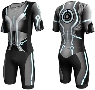 Lo.gas Logas MensTriathlon Suit Trisuit Race Skinsuit Cycling Speed Suit Swimskin Bike Swim Run color-blocking
