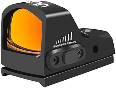 UUQ Mini Reflex Red Dot Sight for Rifles, Pistols and Shotguns 2MOA,7 Brightness Adjustments,(Suitable for RMR or 20mm Picatinny Rail)