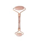 Milagro Beauty Rose Quartz Face Roller, Double-Sided Jade Stone Roller For Face, & Massager Anti Aging, Wrinkle Reduction, Skin Firming & Lifting