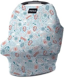Milk Snob Original Marvel 5-in-1 Baby Cover, Breastfeeding, Car Seat, Carrier, Stroller, High Chair, Shopping Cart, Canopy, Baby Shower Gender Neutral Gifts, Nursing Top (Spider-Man Sketch Book)