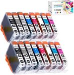 16-Pack Cli-42 Ink Cartridge Replacement for Canon Pixma Pro-100 Pro-100S Printer (2BK 2C 2M 2Y 2PC 2PM 2GY 2LGY)