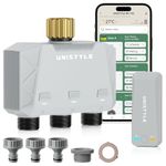 [All-New 2026] WiFi Water Timer 3 Zones - Unistyle Smart Hose Timer for Sprinkler Irrigation, Automatic Watering System Controller with 2 Modes for Garden Lawn, Compatible with Alexa and Google Home
