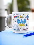 DAYS Dad You are Mug Father’s Gift Birthday Gift for Dad Fathers Christmas Gifts Funny Dad Coffee Mug from Son Daughter (Dad You are)