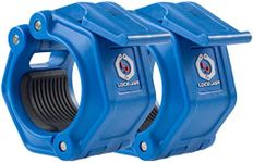 Lock-Jaw OLY 2 Olympic Barbell Collar (Blue)