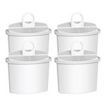Waterdrop 4 Pack TÜV SÜD Certified Filter Cartridge, Compatible with Braun KWF2, Braun KF560, KF130, KF140, KF550, KF570 Coffee Maker Machine