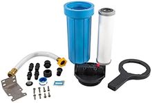 Camco EVO Marine Water Filter | Offers Premium Water Filtration for Your Boat's Fresh Water Supply | Features Multiple Hookup Options | Compatible with 2-1/2-inch x 10-inch Filter Cartridges (40634)