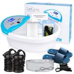 Ionic Foot Bath Detox Machine, LeCuag Ion Foot Spa Machine W Massage Slippers, Detox Foot Spa Machine Tub Negative Hydrogen Bath Foot Bath Ionic Detox with FIR Belt,Super Duty Ion Arrays