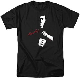 Cotton Soul Maglietta unisex Bruce Lee Signature, nera, Nero , XXL