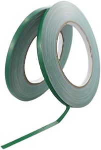 RILOMBAO 2 PCS Green Floral Tape 1/4" Wide Waterproof Florist Tape Multipurpose Adhesive Florist Tape for Binding Fresh Flower Bouquets and Floral Craft (98Ft/33Yd/Roll)