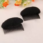 KYNA Set Of 2 Donut With Comb Puff Maker Bump It Up Comb Hair Base Clip Hair Styling Accessories For Girls And Women