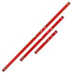 Milwaukee Accessories - Spirit Level, 3 Pieces, 180 cm, 120 cm, 6 cm