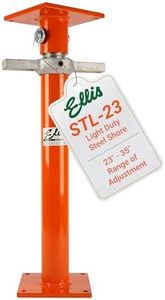 Ellis Manufacturing Light-Duty Steel Lifting Shore and Jack Post – House Jack for Foundation, Floor Leveling, and Concrete Bracing – 16,000 lb Safe Load Capacity – 23"-35" Adjustment