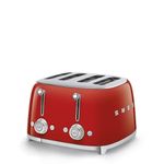 SMEG TSF03RDEU, 4-Slice Toaster 50's Style, Red