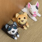 Omoojee Door Stopper, Cute Dog Door Stop, Decorative Door Wedge for Home and Office (3 pcs)