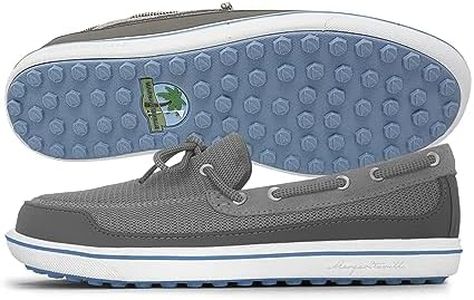 Margaritaville® Men’s Athletic Golf Shoe, Tap in Grey/Blue