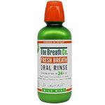 The Breath Co.Breath Co Alcohol Free Mouthwash - Dentist Formulated Oral Rinse for 12 Hours of Fresh Breath - Mild Mint Flavour, 500ml