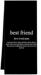 GICHUGI Gifts for Best Friend Kitchen Towels,Birthday Gifts for Best Friend,Bestie Gifts,BFF Gifts,Gifts for Best Friends Women Men Teen Girls,Best Friend Hand Towels,16x24 Inch,Dish Cloths