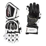 RST Tractech Evo 4 CE Aramid Motorcycle Gloves (White, Black, M)
