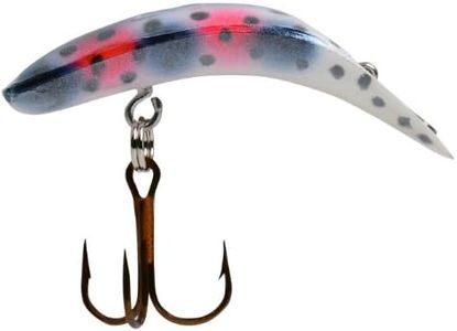 Yakima Bait Flatfish F-5 High Action Plug, 1 3/4-Inch, Rainbow
