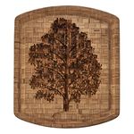 Totally Bamboo Cutting & Carving Board with Permanent Family Tree Grooves for Draining, 100% Bamboo