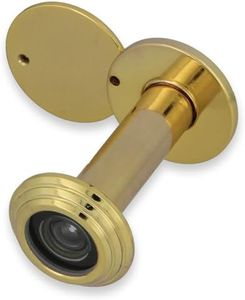 Amig - Spioncino per porte | Lente Super Angle | Ampio Angolo di Visione | Certificato per Porte Taglia Fuoco | Acciaio | Ø14 mm | Spessore Porta: 55-80 mm | Finitura: Ottonato