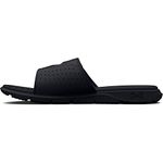 Under Armour Men's Ignite Pro Slide Sandal, (001) black/Black/White, 11