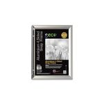 SECO Snap Frame Front Load Easy Open Poster Frame 8.5 X 11-Inch, Silver Anodized Frame (Sn8511)