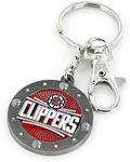 aminco NBA Los Angeles Clippers Impact Keychain, Red, 2