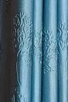 SB INDIA Polyester Long Crush Punch Tree Cloth Fabric for Curtains Cushion Upholstery Sofa Chair Table Furnishing Fabrics Unstitched Cloth Material (10 Meter, Blue)