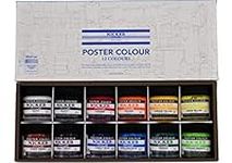 Nicker watercolor paint poster colo