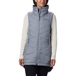 Columbia Women's Heavenly Long Vest, Tradewinds Grey, Medium