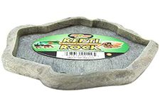 Zoo Med FD-20 Repti Rock Feed Dish, Small ( Packaging May Vary), Black