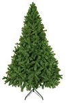 Luxury 5ft 6ft 7ft 8ft 9ft 10ft 12ft Green Artificial Christmas Trees -Bushy High Tip Count Xmas Trees (8ft / 240cm)