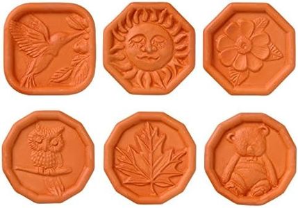 Brown Sugar Savers - Set of 6 - Hummingbird, Maple Leaf, Sun, Owl, Bear, and Daisy Designs
