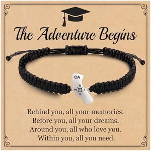 Nymerianoble College Graduation Gifts for Women Friendship Bracelets High School Graduation Gifts Adjustable Bracelet Handmade Bracelets Graduation Gifts 2025