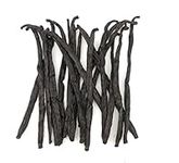 10 Madagascar Vanilla Beans-Whole Pods Grade A for Vanilla Extract And Homemade Baking 4''-6''(Pack of 1)