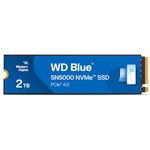 Western Digital WD Blue SN5000 NVMe 2TB, Upto 5150MB/s R, 4850MB/s W, 5Y Warranty, PCIe Gen 4 NVMe M.2 (2280), Gaming Storage, Internal Solid State Drive (SSD) (WDS200T4B0E)