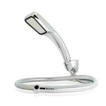 Ruhe® Mist ABS Hand Shower for Bathroom | Handheld shower with Flexible Tube (304-Stainless Steel) and Hook | Chrome Finish