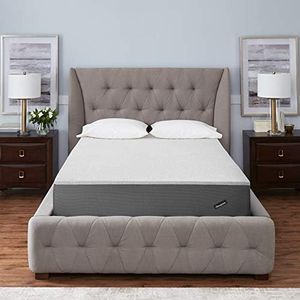 Beautyrest 12 Inch Gel Memory Foam Queen Plush Mattress, Supportive Foam Core, CertiPur-US Certified, Pressure Relief, Comfortable Sleeping Temperature, Designed and Built In Canada, Bed In A Box Grey
