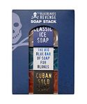 The Bluebeards Revenge Mens Soap Stack Gift Set, Mens Soap Bar For Hands and Body, Includes Big Blue, Cuban Gold And Classic Ice Soap