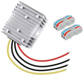 LeMotech DC 12v to 24v Converter 5A 120W Step Up Converter Voltage Reducer IP68 Waterproof Transformer for Golf Cart Truck Boat Vehicle