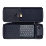 co2CREA Hard Case Compatible with Logitech Pebble 2 Combo K380 K380s Pebble Keys 2 + M350 Wireless Keyboard and Pebble Mouse Combo (Black)
