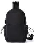 Medium Black Crossbody Shoulder Bag