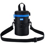 Professional Camera Lens Bag Pouch Case for Sony FE 90mm f2.8 Nikon AF-S 55-300mm 70-300mm Canon RF 85mm f2 EF 75-300mm III USM 100-300mm EF-S 55-250mm STM Tamron and other Lens below 3.15" x 6.69"