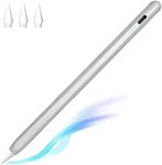 iPad Pencil 2nd Generation with Palm Rejection & Tilt Sensitive Apple Pen 1st Gen Compatible with iPad 10/9/8/7/6th iPad Pro 11/12.9 Inch iPad Air 5/4/3rd iPad Mini 6/5th Gen-Silver