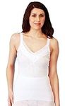 Ladies Thermal Sleeveless Camisole Vest Winter Underwear White (14-16 UK 42-44 EU)