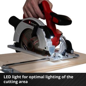 Einhell 18V Cordless Circular Saw – 165mm, Tool-Free, LED, Dust Extraction