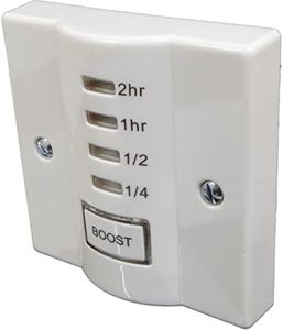 Temporizador de 2 horas para calentador de inmersión, radiador de agua caliente de 3 kW e iluminación de hasta 1 kW, incluye LED de 80 W